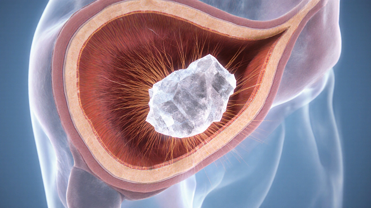 How Bladder Stones Trigger Urinary Tract Muscle Spasms
