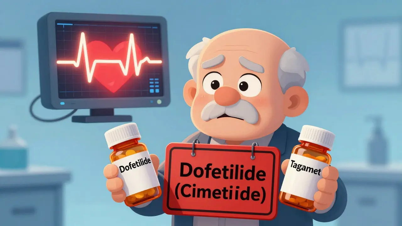 Dofetilide and Cimetidine Interaction: Why This Combo Can Be Deadly